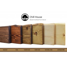 Pack of 6 wooden samples showcasing natural wax finishes