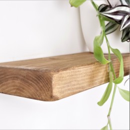 Flat Floating Shelf 6x1.5 – Minimalist wooden shelf for stylish storage.