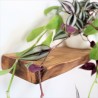 Live Edge Floating Shelf 6x1.5 – Handmade wooden floating shelf with a live edge, crafted in the UK