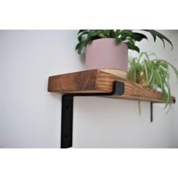 Flat Shelf with Scaffolding Down Brackets 6x1.5