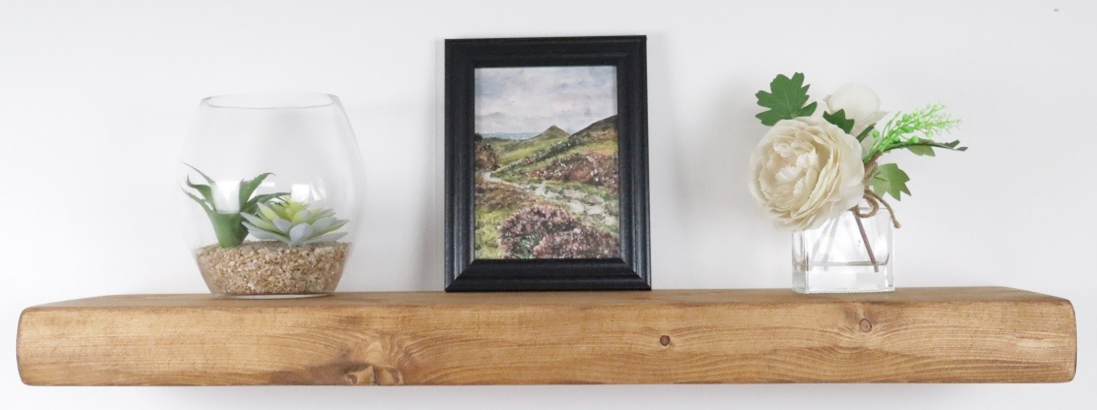 How a solid-wood shelf changes the mood of a room